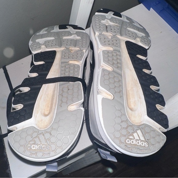 Adidas Men's Black and White Speed Trainer 5 Shoes Baseball Turfs size 10.5 - Picture 5 of 10